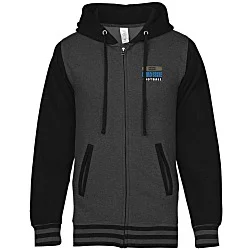 Independent Trading Co. Varsity Full-Zip Hoodie - Embroidered