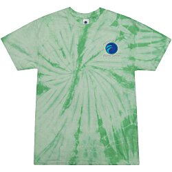 Tie-Dye T-Shirt - Tonal Spider - Embroidered