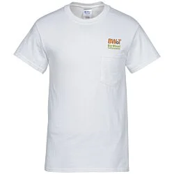 Gildan 6-oz Ultra Cotton Pocket T-Shirt - Embroidered