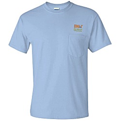 Gildan 6 oz. Ultra Cotton Pocket T-Shirt - Colors - Embroidered