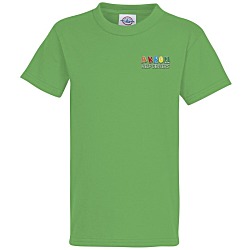 5.2 oz. Cotton T-Shirt - Youth - Embroidered