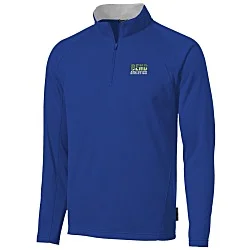 Athletic 1/4-Zip Fleece Pullover - Embroidered