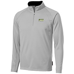 Athletic 1/4-Zip Fleece Pullover - Embroidered