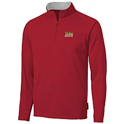 Athletic 1/4-Zip Fleece Pullover - Embroidered