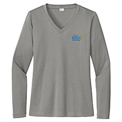 Contender Athletic LS V-Neck T-Shirt - Ladies' - Embroidered