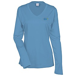 Contender Athletic LS V-Neck T-Shirt - Ladies' - Embroidered