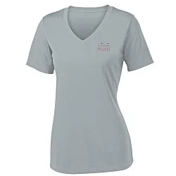 Contender Athletic V-Neck T-Shirt - Ladies' - Embroidered