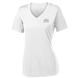 Contender Athletic V-Neck T-Shirt - Ladies' - Embroidered