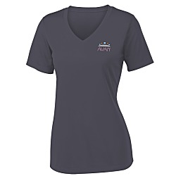Contender Athletic V-Neck T-Shirt - Ladies' - Embroidered