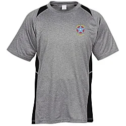 Heather Challenger Colorblock Tee - Men's - Embroidered