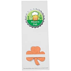 Plant-A-Shape Flower Seed Bookmark - Clover