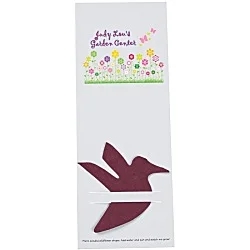 Plant-A-Shape Flower Seed Bookmark - Hummingbird