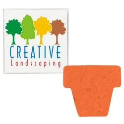 Plant-A-Shape Flower Seed Packet - Flower Pot