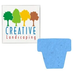 Plant-A-Shape Flower Seed Packet - Flower Pot