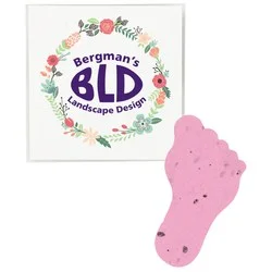 Plant-A-Shape Flower Seed Packet - Footprint