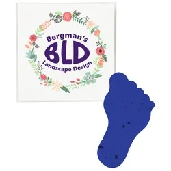 Plant-A-Shape Flower Seed Packet - Footprint