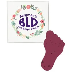 Plant-A-Shape Flower Seed Packet - Footprint