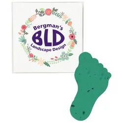 Plant-A-Shape Flower Seed Packet - Footprint