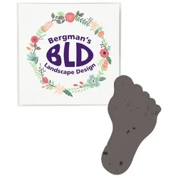 Plant-A-Shape Flower Seed Packet - Footprint