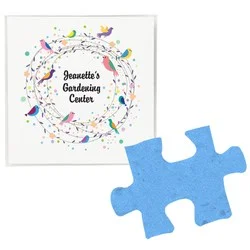 Plant-A-Shape Flower Seed Packet - Puzzle Piece