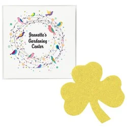 Plant-A-Shape Flower Seed Packet - Clover