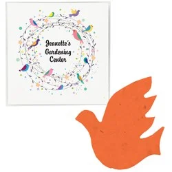 Plant-A-Shape Flower Seed Packet - Dove
