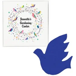 Plant-A-Shape Flower Seed Packet - Dove