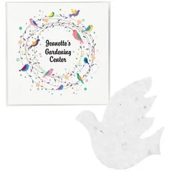 Plant-A-Shape Flower Seed Packet - Dove