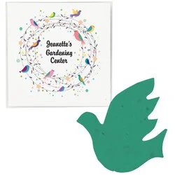 Plant-A-Shape Flower Seed Packet - Dove