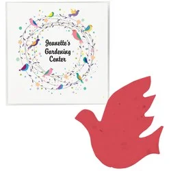 Plant-A-Shape Flower Seed Packet - Dove