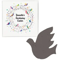 Plant-A-Shape Flower Seed Packet - Dove