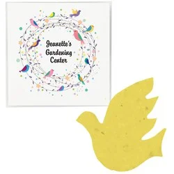 Plant-A-Shape Flower Seed Packet - Dove
