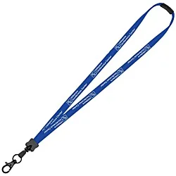 Lanyard with Neck Clasp - 5/8" - 32" - Large Metal Lobster Claw
