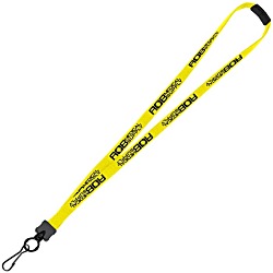Lanyard with Neck Clasp - 5/8" - 32" - Metal Swivel Snap Hook
