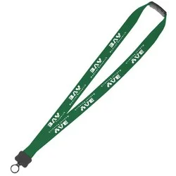 Lanyard with Neck Clasp - 7/8" - 32" - Plastic O-Ring
