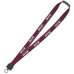 Lanyard with Neck Clasp - 7/8" - 32" - Plastic O-Ring