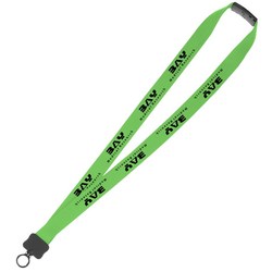 Lanyard with Neck Clasp - 7/8" - 32" - Plastic O-Ring