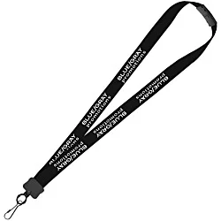 Lanyard with Neck Clasp - 7/8" - 32" - Metal Swivel Snap Hook