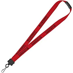 Lanyard with Neck Clasp - 7/8" - 32" - Metal Swivel Snap Hook