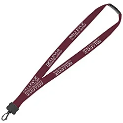 Lanyard with Neck Clasp - 7/8" - 32" - Plastic Swivel Snap Hook