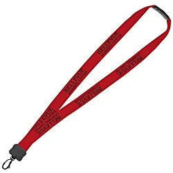 Lanyard with Neck Clasp - 7/8" - 32" - Plastic Swivel Snap Hook