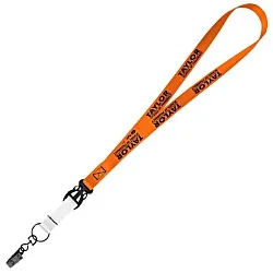Mix and Match Smooth Nylon Lanyard - 3/4" - 38" - Metal Bulldog Clip