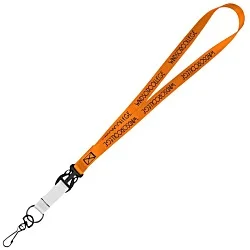 Mix and Match Smooth Nylon Lanyard - 3/4" - 38" - Metal Swivel Snap Hook