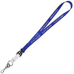 Mix and Match Smooth Nylon Lanyard - 3/4 inch - 38 inches - Metal Swivel Snap Hook