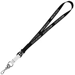 Mix and Match Smooth Nylon Lanyard - 3/4" - 38" - Metal Swivel Snap Hook