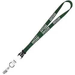 Mix and Match Smooth Nylon Lanyard - 3/4" - 38" - Snap with Metal Bulldog Clip