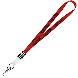 Mix and Match Econ Polyester Lanyard - 3/4" - 38" - Metal Swivel Snap Hook