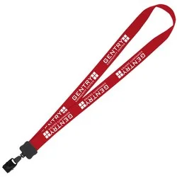 Lanyard - 7/8" - 32" - Large Metal Bulldog Clip
