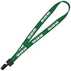 Lanyard - 7/8" - 32" - Plastic Bulldog Clip