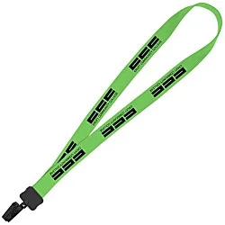 Lanyard - 7/8" - 32" - Plastic Bulldog Clip